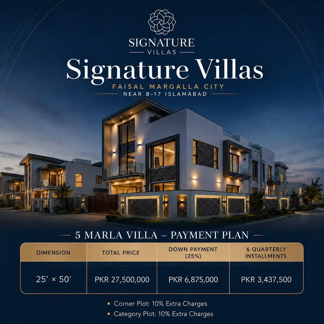 5 Marla Villas Islamabad Villas Near B17 Islamabad